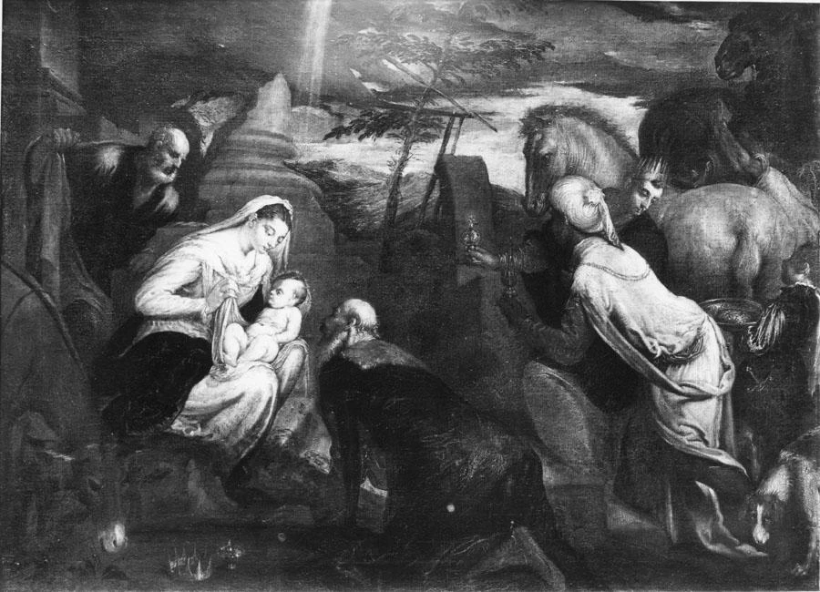  1-Leandro Dal Ponte, detto Bassano-Adorazione dei Magi - Pommersfelden, Schloss Weissenstein 